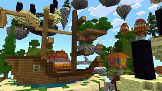 Screenshot of the Minecraft Bedrock Marketplace product Skyblock + Islands created by Dodo Studios.