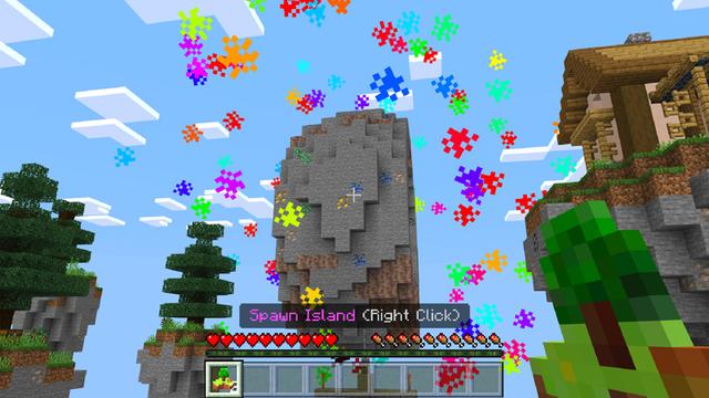 Screenshot of the Minecraft Bedrock Marketplace product Skyblock + Islands created by Dodo Studios.