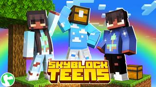 Thumbnail of the Minecraft Bedrock Marketplace product Skyblock Teens created by Dodo Studios.