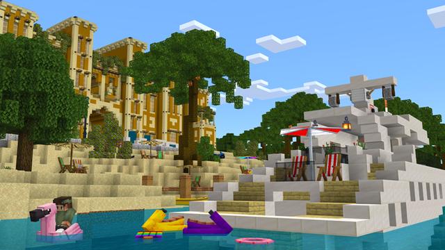 Screenshot of the Minecraft Bedrock Marketplace product Teens Vacation Roleplay created by Dodo Studios.