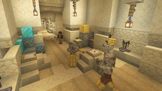 Screenshot of the Minecraft Bedrock Marketplace product Temple Hunters created by Dodo Studios.