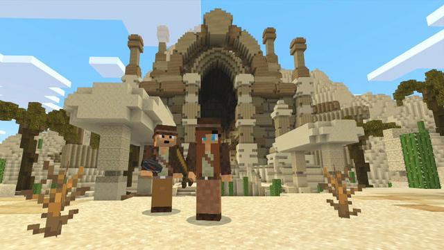 Screenshot of the Minecraft Bedrock Marketplace product Temple Hunters created by Dodo Studios.