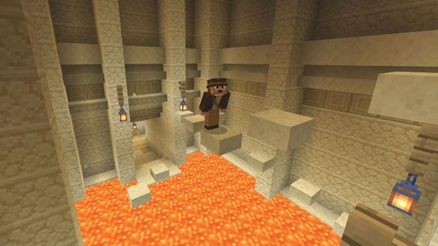 Screenshot of the Minecraft Bedrock Marketplace product Temple Hunters created by Dodo Studios.