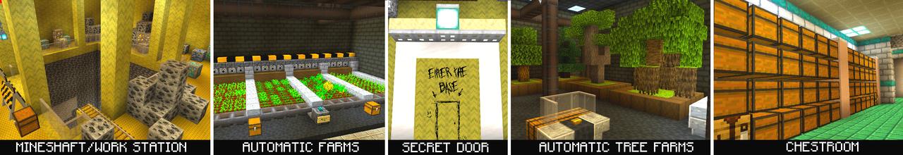Panorama of the Minecraft Bedrock Marketplace product The Backrooms Base created by Dodo Studios.