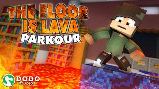 Thumbnail of the Minecraft Bedrock Marketplace product The Floor Is Lava Parkour created by Dodo Studios.