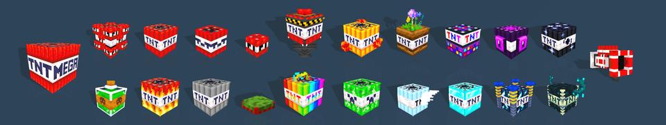 Panorama of the Minecraft Bedrock Marketplace product TNT+ Pack created by Dodo Studios.