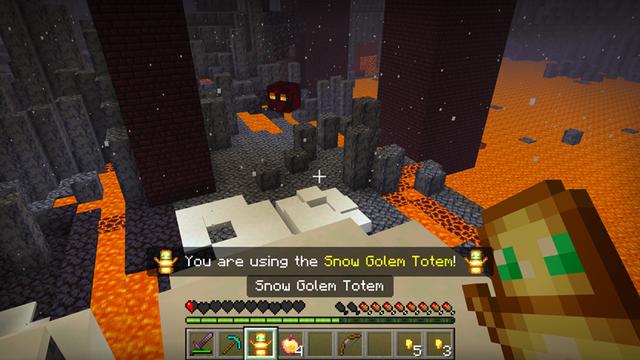 Screenshot of the Minecraft Bedrock Marketplace product Totems Expansion created by Dodo Studios.