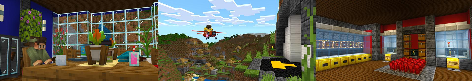 Panorama of the Minecraft Bedrock Marketplace product Ultimate Defense Base created by Dodo Studios.