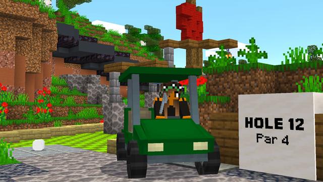 Screenshot of the Minecraft Bedrock Marketplace product Ultimate Mini Golf created by Dodo Studios.