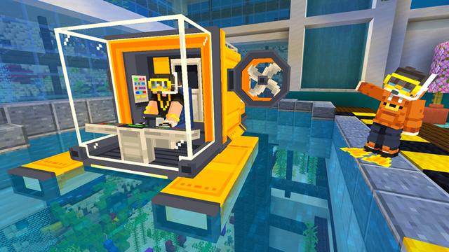 Screenshot of the Minecraft Bedrock Marketplace product Underwater Mansion created by Dodo Studios.