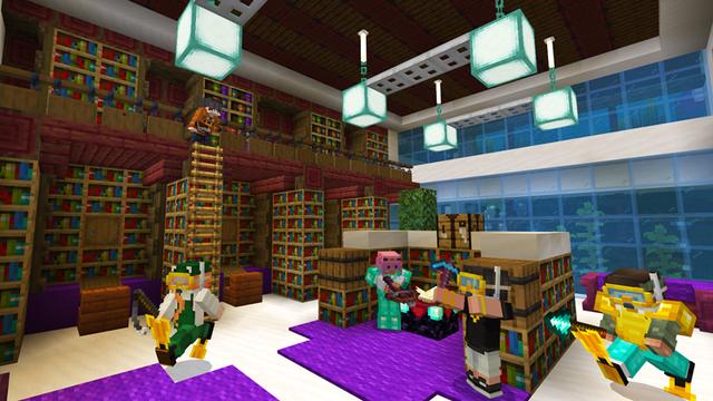 Screenshot of the Minecraft Bedrock Marketplace product Underwater Mansion created by Dodo Studios.