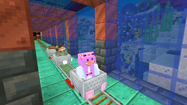 Screenshot of the Minecraft Bedrock Marketplace product Underwater Mansion created by Dodo Studios.