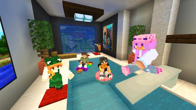 Screenshot of the Minecraft Bedrock Marketplace product Underwater Mansion created by Dodo Studios.