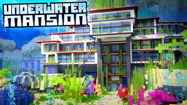 Thumbnail of the Minecraft Bedrock Marketplace product Underwater Mansion created by Dodo Studios.