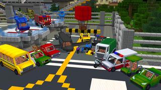 Screenshot of the Minecraft Bedrock Marketplace product Vehicles Expansion created by Dodo Studios.