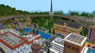 Screenshot of the Minecraft Bedrock Marketplace product Vehicles Expansion created by Dodo Studios.