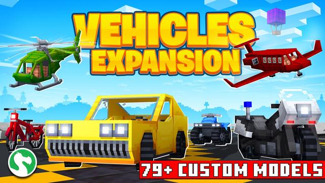 Thumbnail of the Minecraft Bedrock Marketplace product Vehicles Expansion created by Dodo Studios.