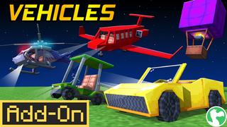 Thumbnail of the Minecraft Bedrock Marketplace product VEHICLES Add-On created by Dodo Studios.