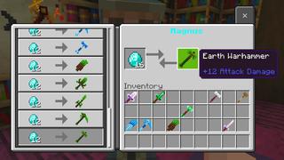 Screenshot of the Minecraft Bedrock Marketplace product WEAPONS EVOLVE created by Dodo Studios.