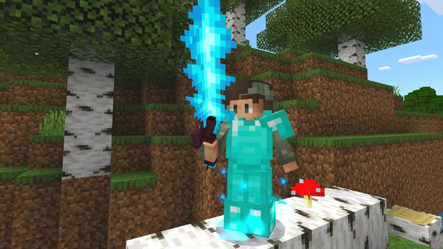 Screenshot of the Minecraft Bedrock Marketplace product Weapons Expansion created by Dodo Studios.