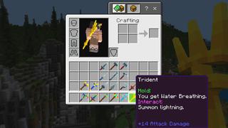 Screenshot of the Minecraft Bedrock Marketplace product WEAPONS! created by Dodo Studios.