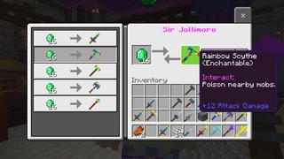 Screenshot of the Minecraft Bedrock Marketplace product WEAPONS! created by Dodo Studios.