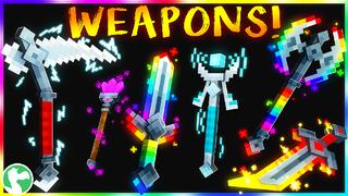 Thumbnail of the Minecraft Bedrock Marketplace product WEAPONS! created by Dodo Studios.