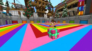Screenshot of the Minecraft Bedrock Marketplace product Winter Block Party created by Dodo Studios.