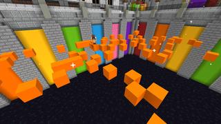 Screenshot of the Minecraft Bedrock Marketplace product Winter Block Party created by Dodo Studios.