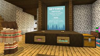 Screenshot of the Minecraft Bedrock Marketplace product Winter Block Party created by Dodo Studios.