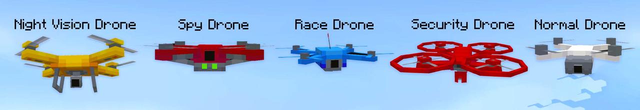 Panorama of the Minecraft Bedrock Marketplace product Working Drones created by Dodo Studios.