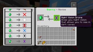 Screenshot of the Minecraft Bedrock Marketplace product Working Drones created by Dodo Studios.