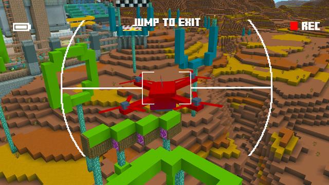 Screenshot of the Minecraft Bedrock Marketplace product Working Drones created by Dodo Studios.