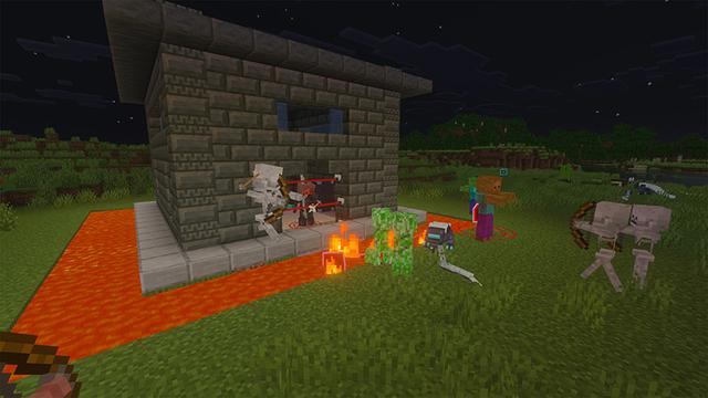 Screenshot of the Minecraft Bedrock Marketplace product Agents+ created by DogHouse.