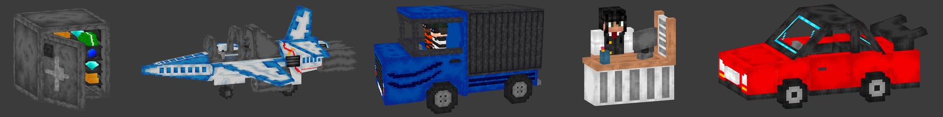 Panorama of the Minecraft Bedrock Marketplace product Bank Simulator created by DogHouse.