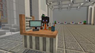 Screenshot of the Minecraft Bedrock Marketplace product Bank Simulator created by DogHouse.