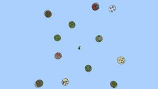 Screenshot of the Minecraft Bedrock Marketplace product Bubbles Skyblock created by DogHouse.