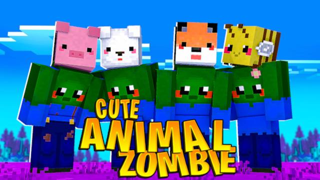 Thumbnail of the Minecraft Bedrock Marketplace product Cute Animal Zombie created by DogHouse.