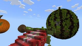 Screenshot of the Minecraft Bedrock Marketplace product Fruit Skyblock created by DogHouse.