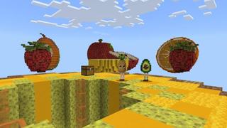 Screenshot of the Minecraft Bedrock Marketplace product Fruit Skyblock created by DogHouse.