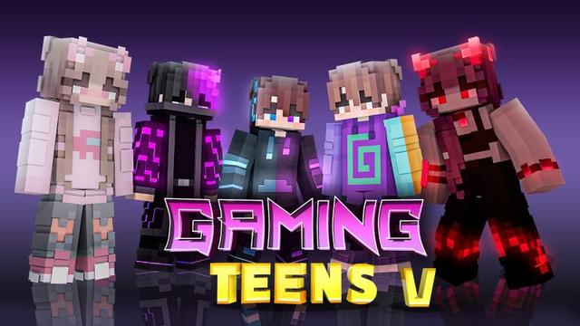 Thumbnail of the Minecraft Bedrock Marketplace product Gaming Teens 5 created by DogHouse.