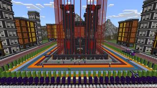 Screenshot of the Minecraft Bedrock Marketplace product Heroes vs. Evil Bunker created by DogHouse.