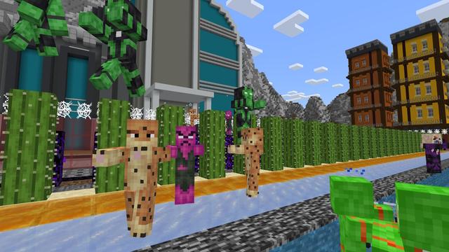 Screenshot of the Minecraft Bedrock Marketplace product Heroes vs. Evil Bunker created by DogHouse.
