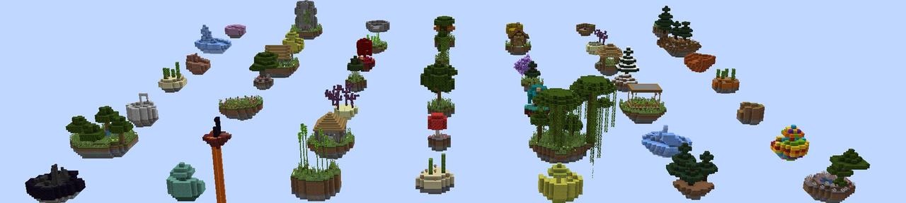 Panorama of the Minecraft Bedrock Marketplace product Infinity Skyblock created by DogHouse.