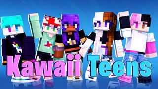 Thumbnail of the Minecraft Bedrock Marketplace product Kawaii Teens created by DogHouse.