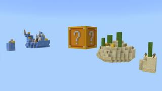 Screenshot of the Minecraft Bedrock Marketplace product Lucky Block Skyblock created by DogHouse.