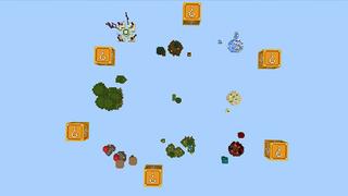 Screenshot of the Minecraft Bedrock Marketplace product Lucky Block Skyblock created by DogHouse.