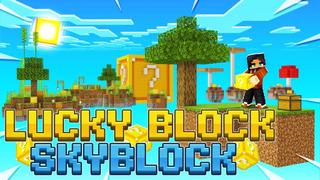Thumbnail of the Minecraft Bedrock Marketplace product Lucky Block Skyblock created by DogHouse.
