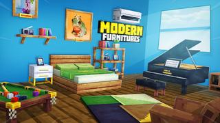 Thumbnail of the Minecraft Bedrock Marketplace product Modern Furnitures created by DogHouse.