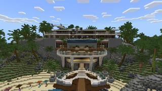 Screenshot of the Minecraft Bedrock Marketplace product Modern Millionaire Mansion created by DogHouse.